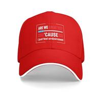GQWJKSZ ¿Somos geniales todavía? Porque me Siento avergonzado. Gorras de Golf sutiles con Resistencia a FDT anti-47 para Hombres