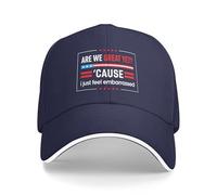 GQWJKSZ ¿Somos geniales todavía? Porque me Siento avergonzado. Gorras de Golf sutiles con Resistencia a FDT anti-47 para Hombres