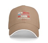 GQWJKSZ ¿Somos geniales todavía? Porque me Siento avergonzado. Gorras de Golf sutiles con Resistencia a FDT anti-47 para Hombres