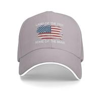 GQWJKSZ Tierra de los Libres Hogar de los Valientes Sombrero Día de los Veteranos Patrióticos Honor Militar Sombreros de Golf pa