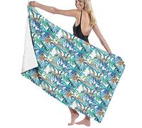 GQWJKSZ Toalla de baño Grande de Microfibra Suave, Estampado Tropical de Verano con Palmeras abstractas NatureDream, Toalla de Playa para Hotel Familiar, Viajes, Deportes de natación, 52.0 x 32.0 in