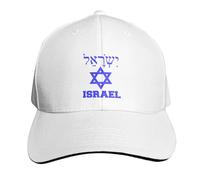 GQWJKSZ We Love Israel Trucker Hat Negro Ajustable Gorra De Béisbol Moda Sandwich Sombreros para Hombres Mujeres
