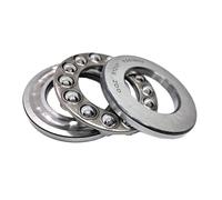 GQZ Bearing 51207 Rodamiento rígido axial de bolas 35x62x18mm Axial Ball Thrust Bearing rodamiento de bolas de empuje, rodamiento axial plano de vía convexa Peso 0.21kg |51207