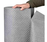 GQZJY Almohadillas absorbentes de Aceite Alfombrillas industriales de Control de derrames de petróleo de Polipropileno Rollo de 100 Hojas Las Almohadillas absorbentes de Aceite(Size:40cm*50cm-1 Roll)