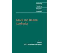 Gr nd Roman Aesthetics (Cambridge Texts in the History of Philosophy)