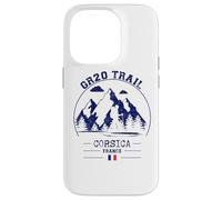 GR20 Trail Córcega Francia Senderismo Bandera Francesa Trekking Carcasa para iPhone 14 Pro