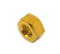 GR5 Titanium Alloy Hex Nut M4 M5 M6 M8 for Bike Motorcycle Car Boat Accessory Parts(Gold,M6)