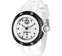 GR62009 Reloj analógico de 46 mm (blanco) - Glam Rock
