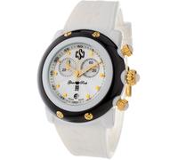 GR62109 Reloj analógico de 46 mm (blanco) - Glam Rock