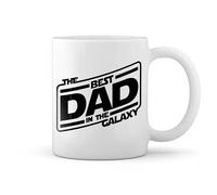 GR8Shop Best Dad In The Galaxy New Trend Fun Lustig Blanco taza Mug