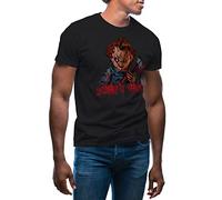 GR8Shop Chucky Child'S Play Camiseta de Hombre Negra Size S