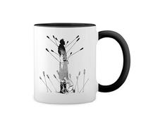GR8Shop Death Of Thors Manga Thorfinn Vinland Saga New Trend Fun Lustig Blanca taza de café con RIM Negro y manija Mug