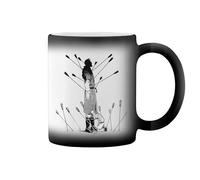 GR8Shop Death Of Thors Manga Thorfinn Vinland Saga New Trend Fun Lustig Taza de café negro mágico Mug