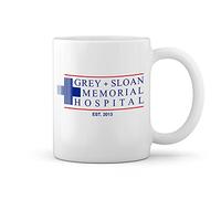 GR8Shop Grey'S Anatomy Greys And Sloan Memorial Hospital Blanco taza Mug