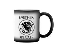 GR8Shop Mother Of Cats Taza de café negro mágico Mug
