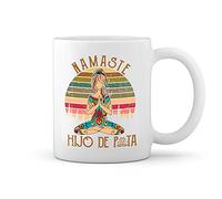 GR8Shop Namaste Yoga Hijo De Puta Blanco taza Mug