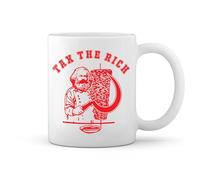 GR8Shop Tax The Rich Karl Marx Kebab Blanco taza Mug