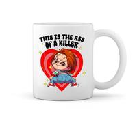 GR8Shop This Is The Ass Of A Killer Chucky Blanco taza Mug