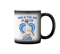 GR8Shop This Is The Ass Of Killer Bella Twilight Fun Lustige Trend Taza de café negro mágico Mug