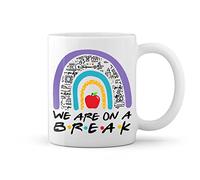 GR8Shop We Are On Break Inspired Friends Tv Series Blanco taza Mug