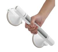 Grab Bar For Bathroom | No-Drill Suction Cup Safety Handrail | Portable Handicap Grab Bar | For Elderly, Seniors, Bathing Assistance, Home, Bedside, Hospital, Care Chair & Bathroom Safety