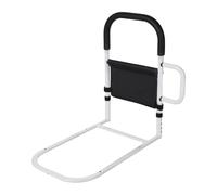 Grab Bar - Safety Rail | Assist Aid, Bed Cane Fall Prevention - 1700g / 330lbs Support, Elderly Safety Rails With Storage Pouch, Heavy Duty Mobility Assist Handle, Bedside Grab Bar For Seniors Adults