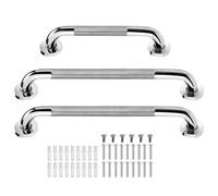 Grab Bars for Shower - 3 Piece Stainless Steel Wall Mounted Bathroom Safety