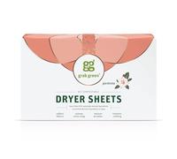 Grab Green Hojas para secadora, 80 hojas, aroma de Gardenia, a base de plantas y minerales, compostables, suavizan las telas, reducen la adherencia estática y las arrugas