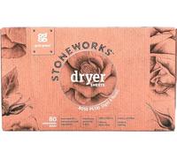 Grab Green, Stoneworks - Hojas para secadora, 80 hojas compostables (pétalos de rosa)