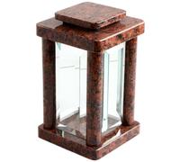 Grab-Lampe Granito Vanga Friedhofs-Laterne Grab-Schmuck Glas Garb-Licht Moderno