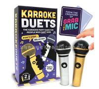 Grab The Mic Board Game Travel Party Drinking Game Family Toys Sing Song Boardgames Karaoke Game for People Who Can't Sing