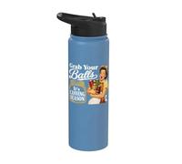 Grab Your Balls Its Canning Season Funny Food Preservation Stainless Steel Insulated Water Bottle