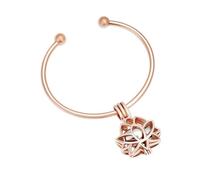Grabado Urnas De Cremación Brazalete con Urna para Mascotas/Cenizas Humanas Elegante Memorial Funerario para Esposa Hombres-B