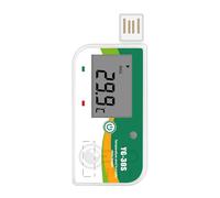 Grabador de datos de humedad de temperatura para el transporte de almacén, memoria de 180 días, USB Data Logger con PDF informe almacenamiento temperatura registrador