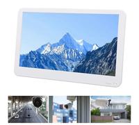 Grabador de Vídeo en Red PoE HD de 11,5 Pulgadas y 8 Canales con Antenas Duales para Cámara de Seguridad Doméstica Grabador de Vídeo con Monitor NVR Inalámbrico, (Enchufe de la