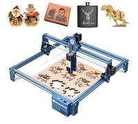 SCULPFUN 5W Grabador láser, Grabado y Corte Rápidos, Corte de Madera de 10 mm, Máquina de Grabado Láser 410 x 415 mm, Cortadora Laser para Madera Acrílica