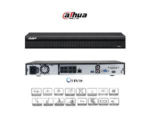 Grabador Nvr Dahua 8 Canales PoE WizSense 4K NVR5208-8P-4KS2E