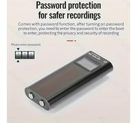 Grabadora auditiva profesional, conexión USB, capacidad de 90 horas, diseño de tamaño pequeño para sonido claro, herramienta de conferencias para estudiantes