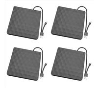 Grabadora de Blu-ray portátil externa USB 3.0 tipo C (4 unidades) compatible con 3D (25 GB, 50 GB)