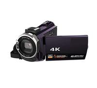 Grabadora de cámara Digital Videocámara Digital de videocámara 4k 1080p 48MP WiFi Digital 16x Zoom Camader grabadora con Pantalla táctil capacitiva de 3 Pulgadas IR Vista infrarroja(Coffee Color)