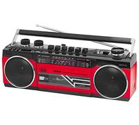 GRABADORA DE Radio Cassette con Bluetooth TREVI RR 501 BT Rojo