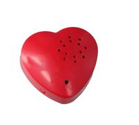 Grabadora de Sonido de Peluche 30 Segundos, Grabadora de Voz en Forma de Corazón, Caja De Voz De Juguete Grabación Personalizada DIY, Módulo de Sonido Grabable para Muñecos de Osos de Peluche
