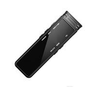 Grabadora de sonido profesional de 32 GB, dispositivo estéreo, función ligera, disfruta de una captura de sonido clara y portátil, color negro