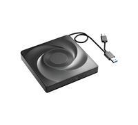 Grabadora de Unidad de CD/DVD Externa, Reproductor de CD ROM DVD Lector de CD Portátil para PC Portátil Windows 11/10/7 Linux OS