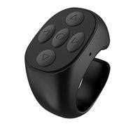 Grabadora de video con punta de los dedos de bajo consumo de energía Fotografía de teléfono universal compatible con Bluetooth Grabadora de video con yemas de los dedos para viajes Negro