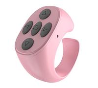 Grabadora de video con punta de los dedos de bajo consumo de energía Fotografía de teléfono universal compatible con Bluetooth Grabadora de video con yemas de los dedos para viajes Rosa