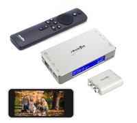 Grabadora de Video HDMI 4K con Adaptador AV a HDMI, Compatible con RCA, VHS, VCR, DVR, DVD, Hi8, Mini DV, videocámara, Casete, Consolas de Juegos, no Requiere PC