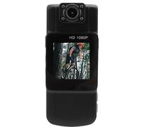 Grabadora de Vídeo Portátil 1080P Visión Nocturna Pantalla IPS de 1,5 Pulgadas Detección de Movimiento Cámara Portátil para el Cumplimiento de la Ley Grabadora de Vídeo Portátil