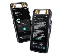 Grabadora de voz AI con reproducción, grabadora de voz digital con transcripción a texto, resumen, traducción, dispositivo de grabación de pantalla táctil completa para reuniones, conferencias