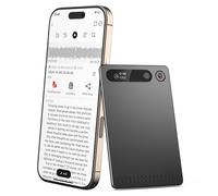 Grabadora de Voz con IA, 64 GB, Control por App, Transcripción y Resumen con IA, 118 Idiomas, Ultrafina y Ligera, Mini Grabadora AI Digital para Reuniones, Lección, Llamada, Entrevista